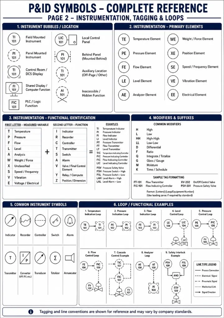 KonnectSymbols P&ID instrumentation and identification reference