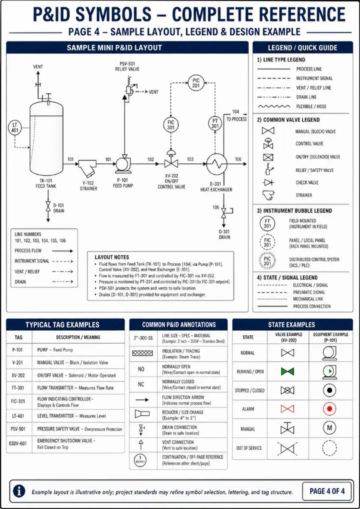 KonnectSymbols P&ID valve and equipment live-state legend